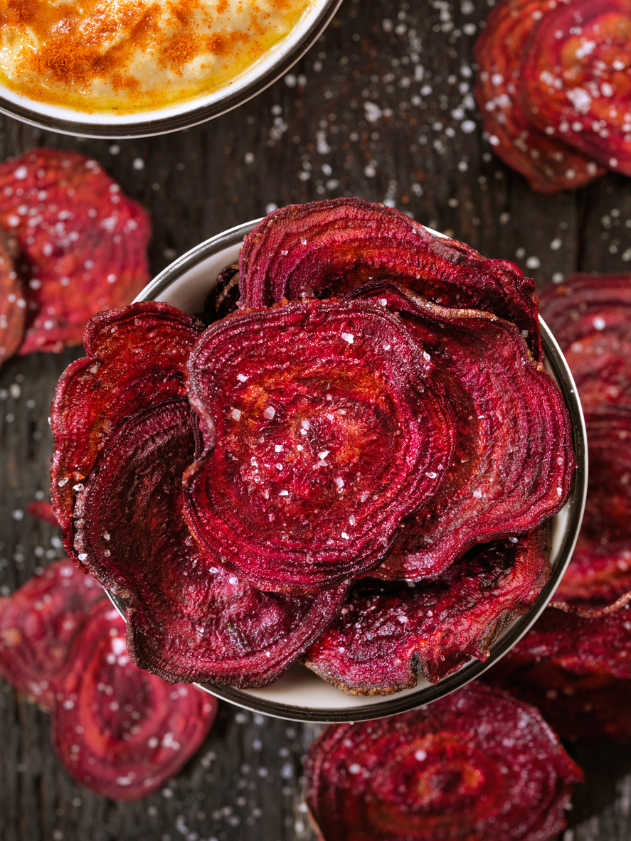 Rote-Bete-Chips mit Fleur de Sel | Rezept