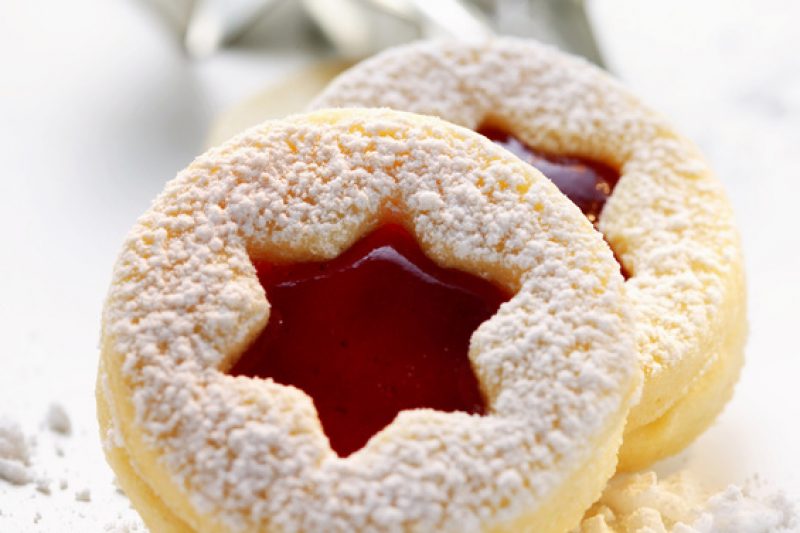 Linzer Plätzchen mit Johannisbeergelee