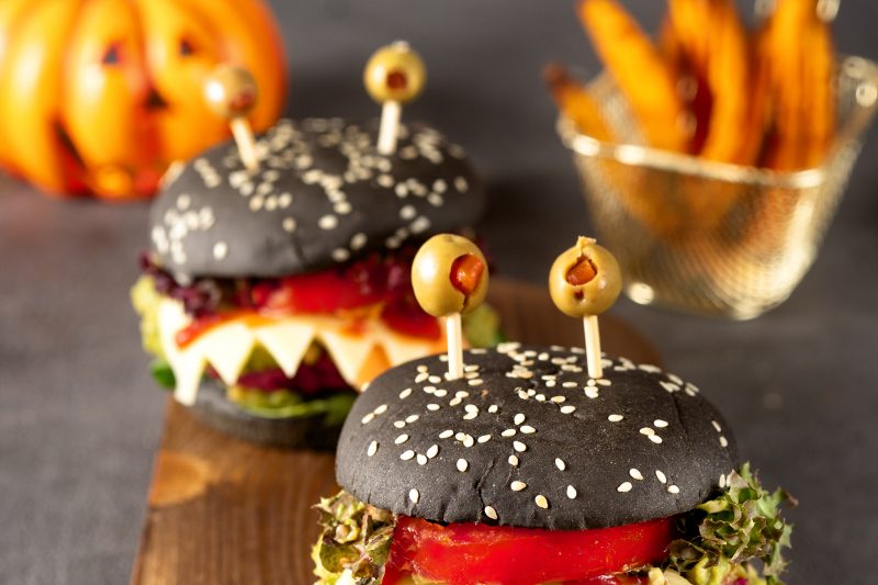 Monster Burger für Halloween