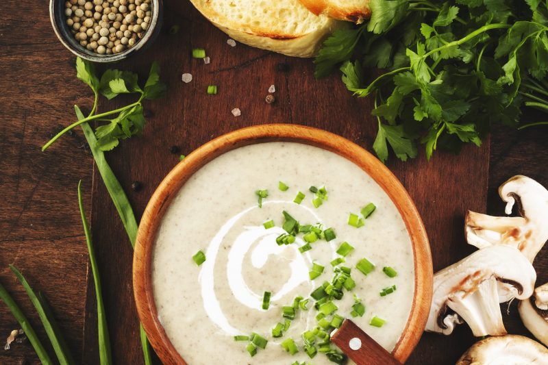 Pilzrahmsuppe