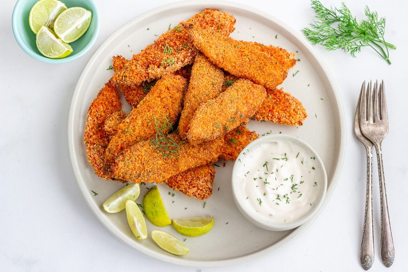 Knusprige Fischst&auml;bchen aus dem Airfryer