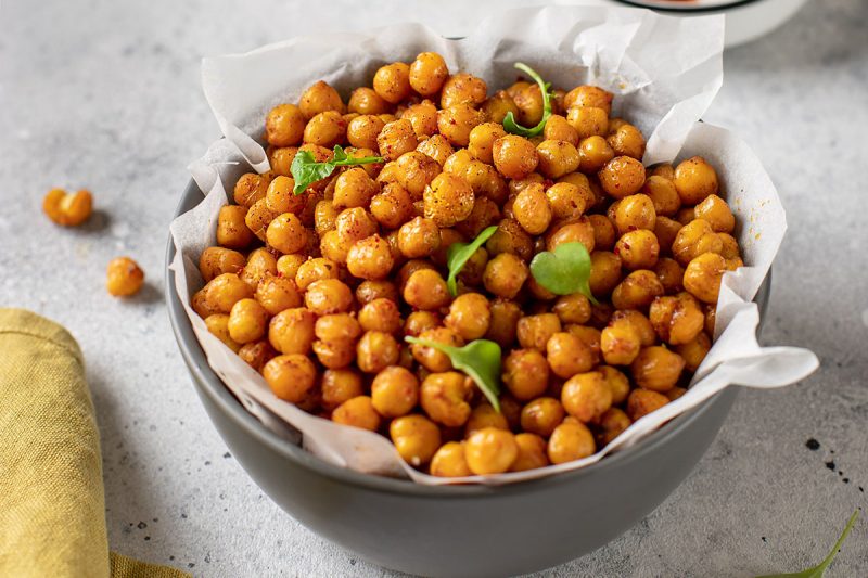 Knusprige Kichererbsen aus dem Airfryer