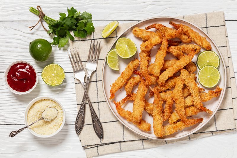 Knusprige Panko-Garnelen aus dem Airfryer