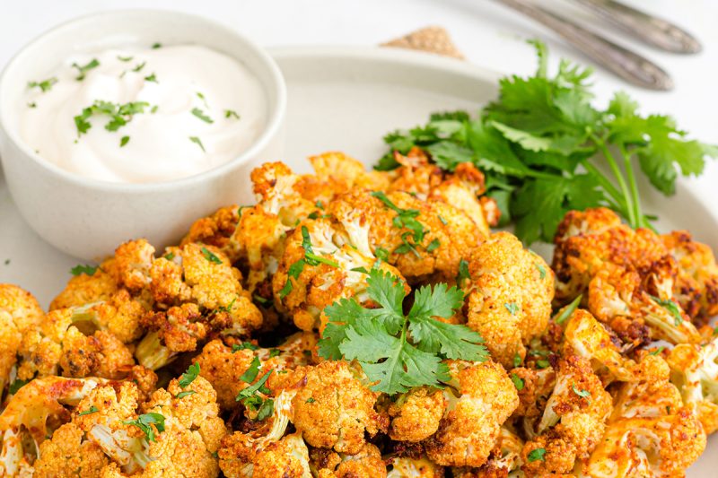 Knuspriger Blumenkohl aus dem Airfryer