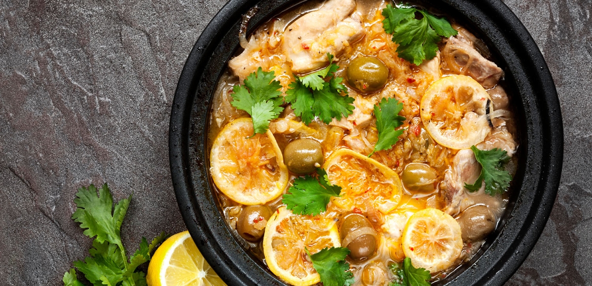 Hähnchen-Tajine mit Oliven & Salzzitronen | Rezept Hähnchen-Tajine mit Oliven & Salzzitronen | Rezept