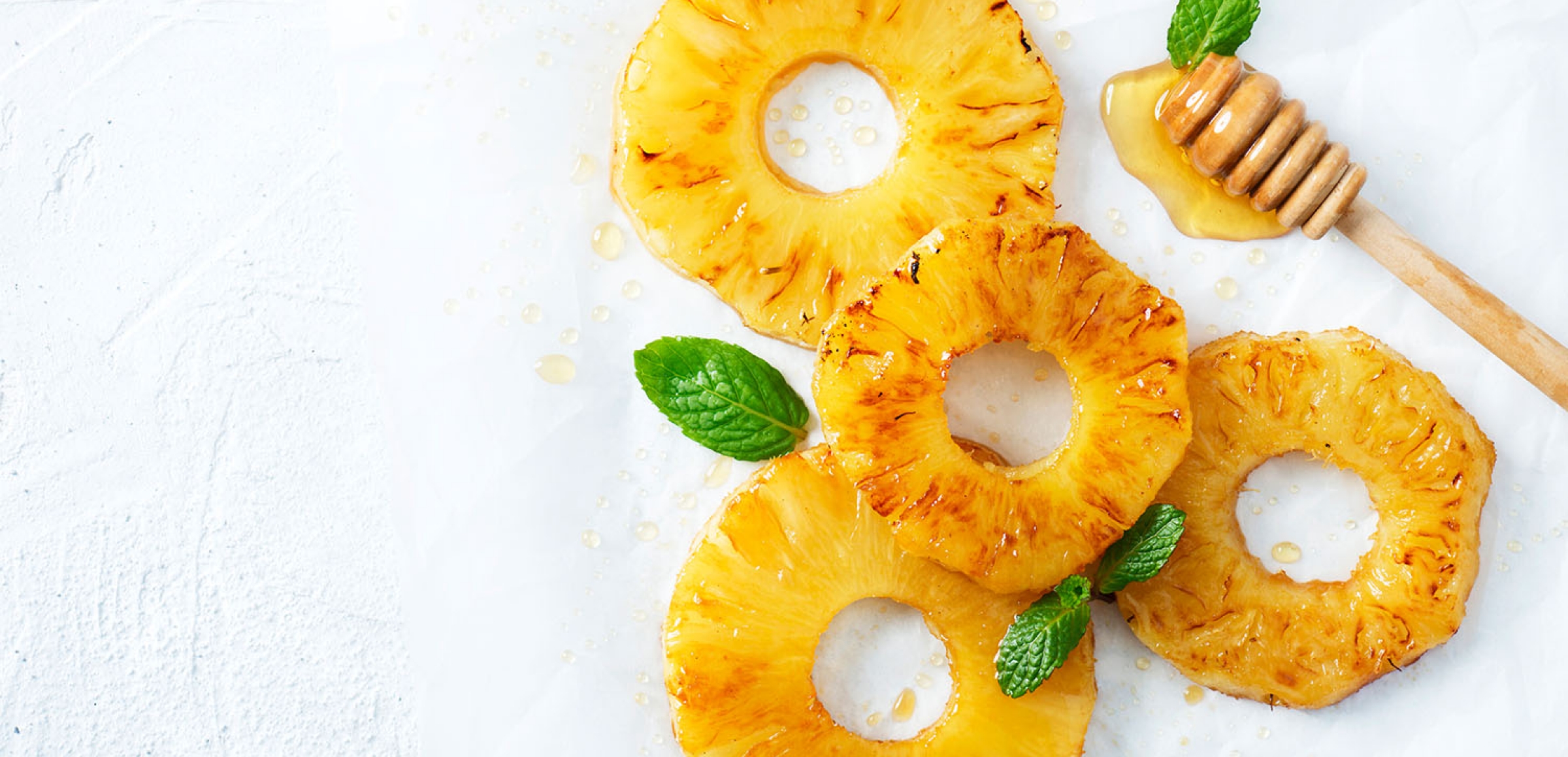 Gegrillte Ananas mit Zitronen-Vanille-Marinade | Rezept