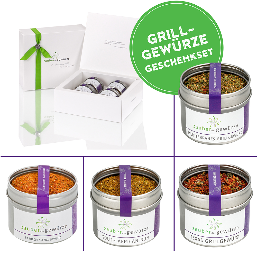 Das Grillgewürze Geschenkset