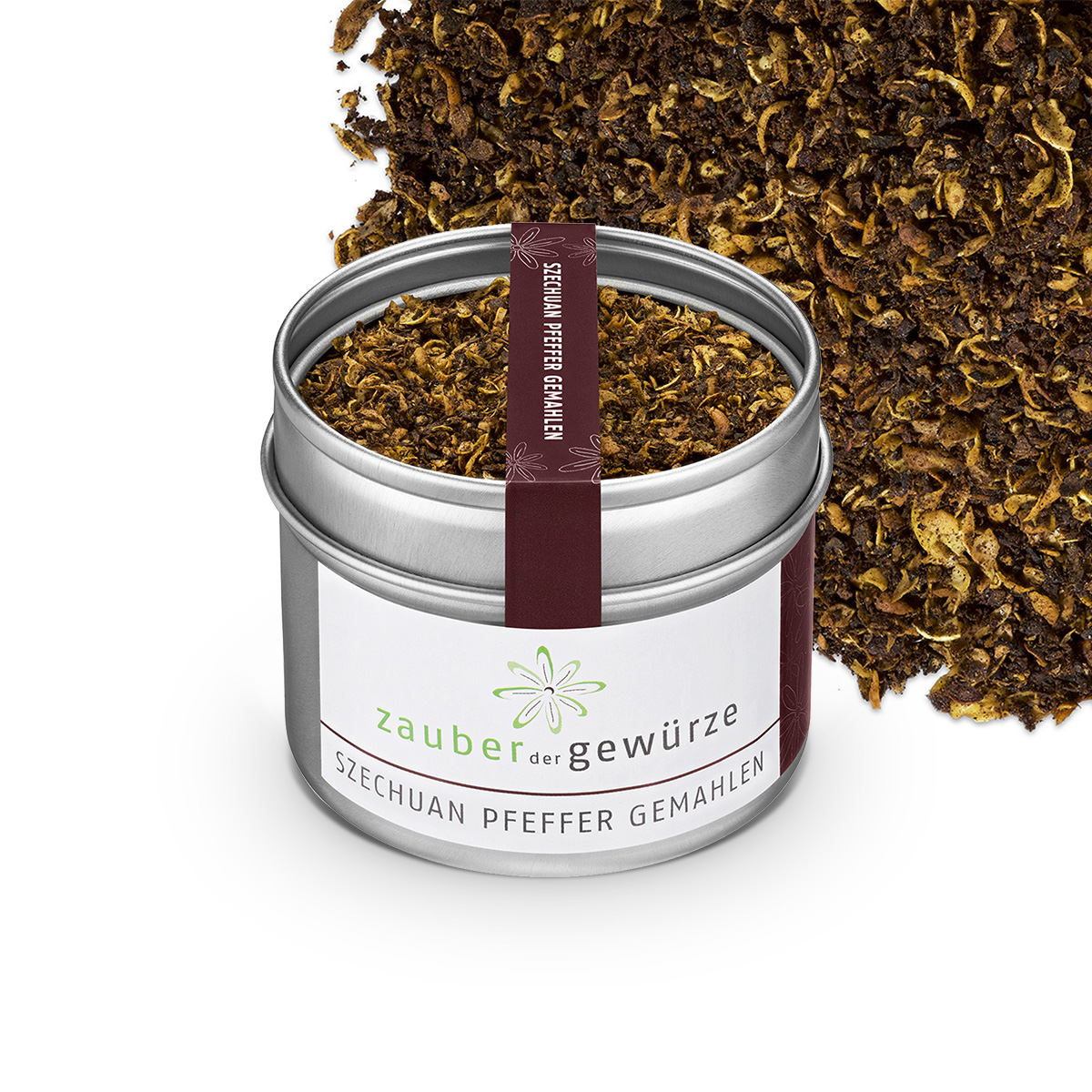 Szechuan Pfeffer gemahlen
