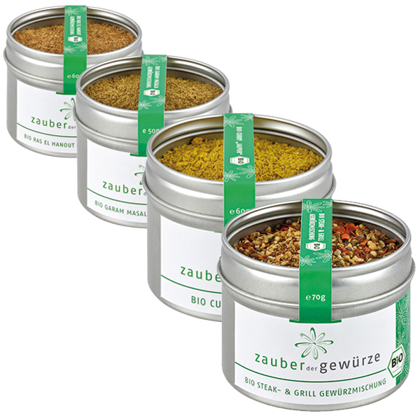 Das Bio-Gewürze Set