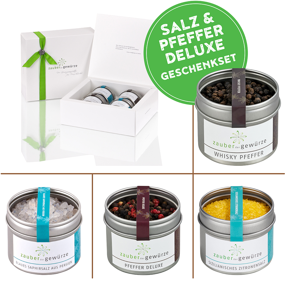 Salz & Pfeffer Deluxe Geschenkset Salz & Pfeffer Deluxe Geschenkset