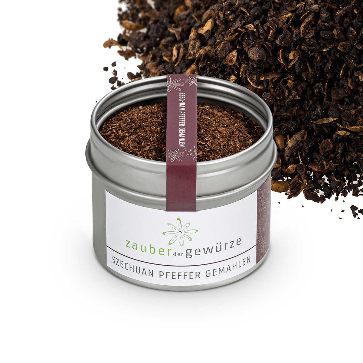 Szechuan Pfeffer gemahlen
