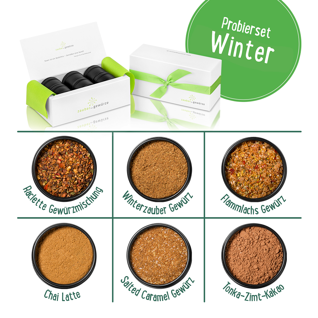Winter Mini Gewürze-Geschenkset