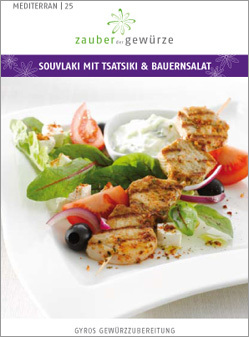 Souvlaki mit Tsatsiki & Bauernsalat