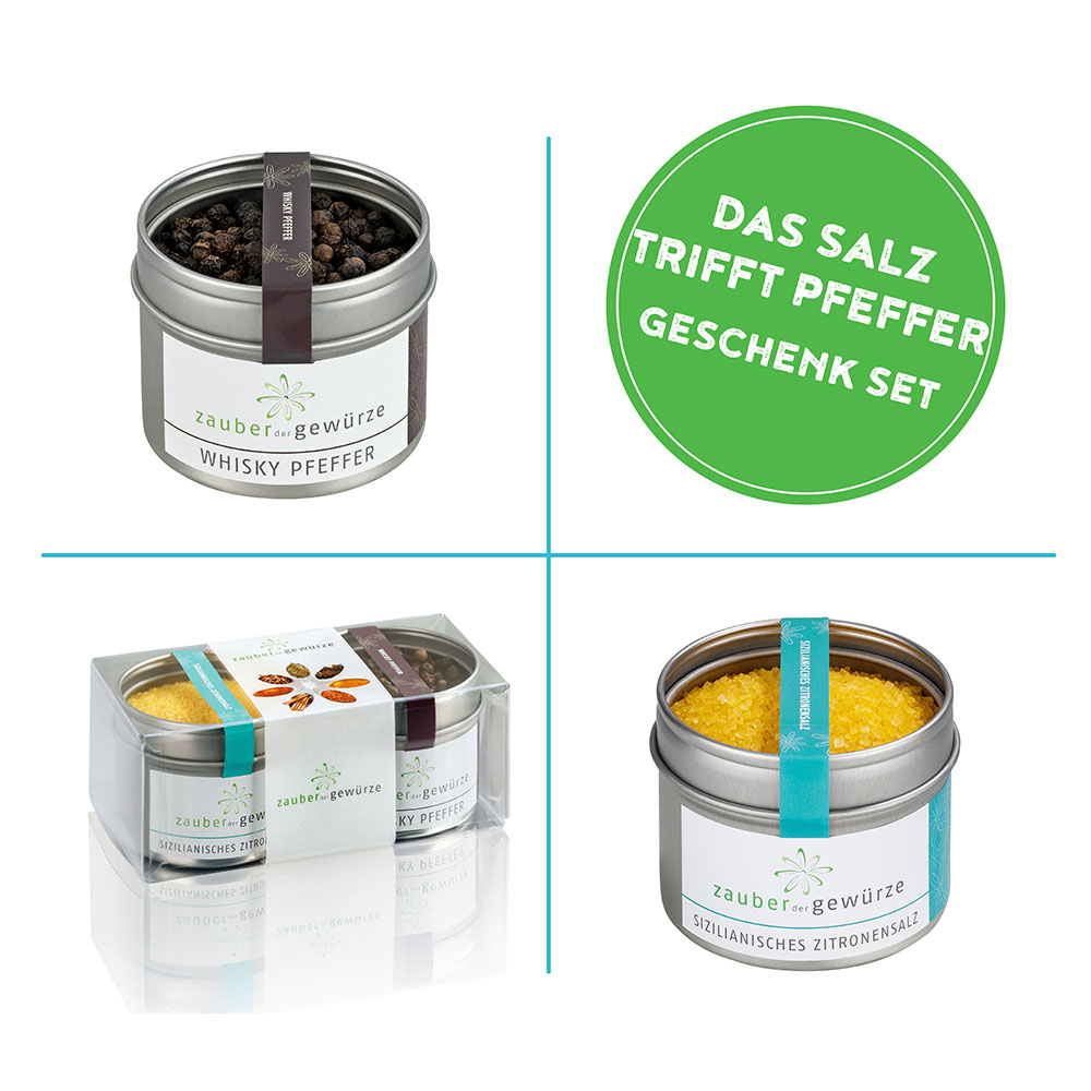Das Salz trifft Pfeffer Geschenkset