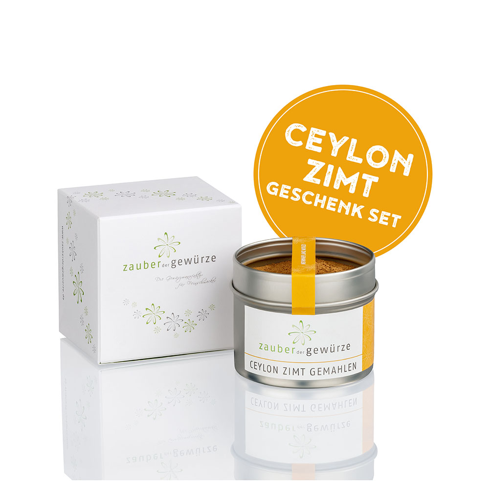 Ceylon Zimt 1-er Geschenkbox Bourbon Vanille 1-er Geschenkbox
