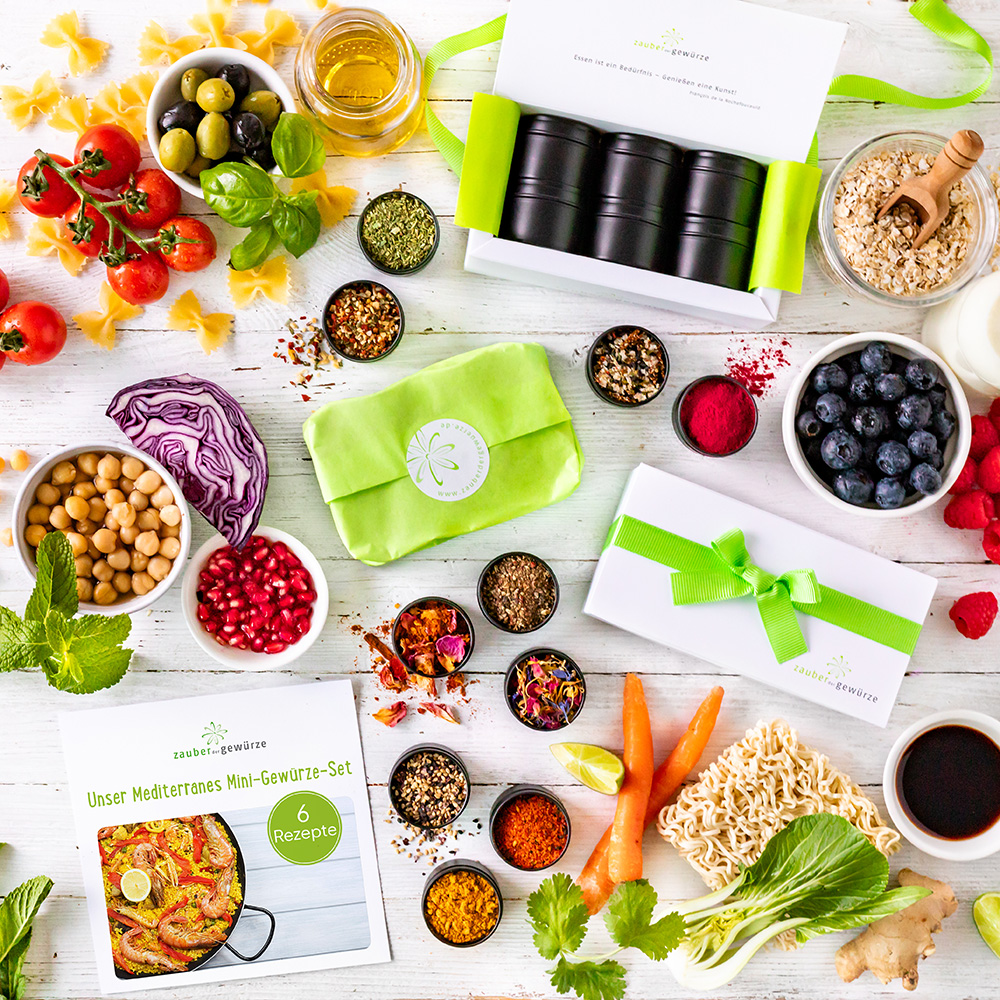 Mediterranes Mini Gewürze-Geschenkset