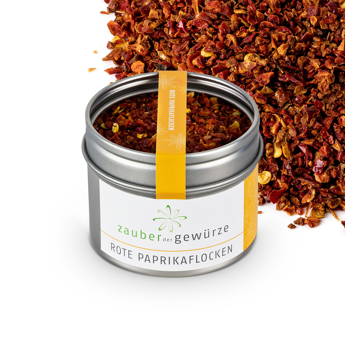 Rote Paprikaflocken