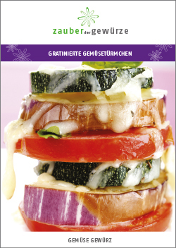 Granierte Gemüsetürmchen