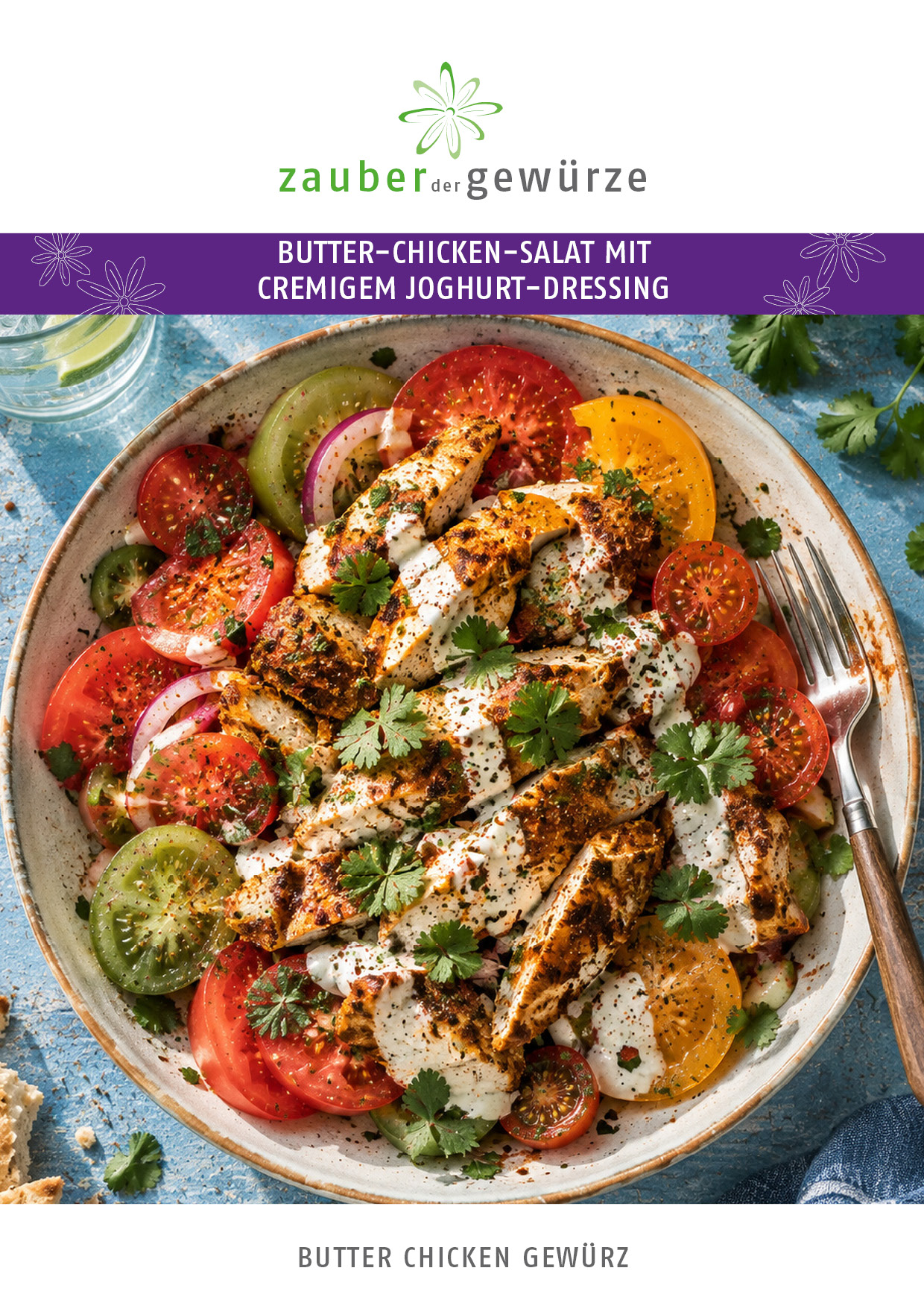 Butter Chicken Salat