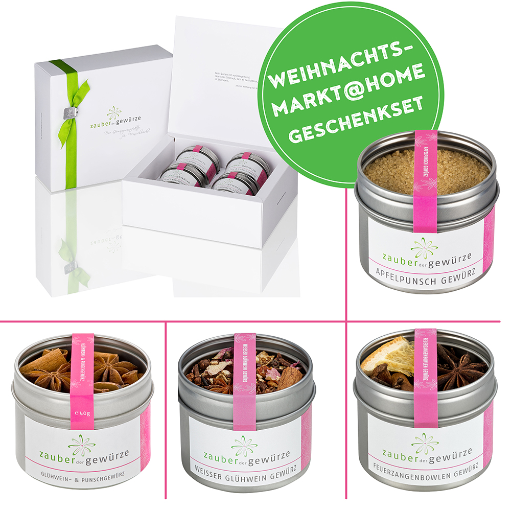 Das Weihnachtsmarkt@home Geschenkset