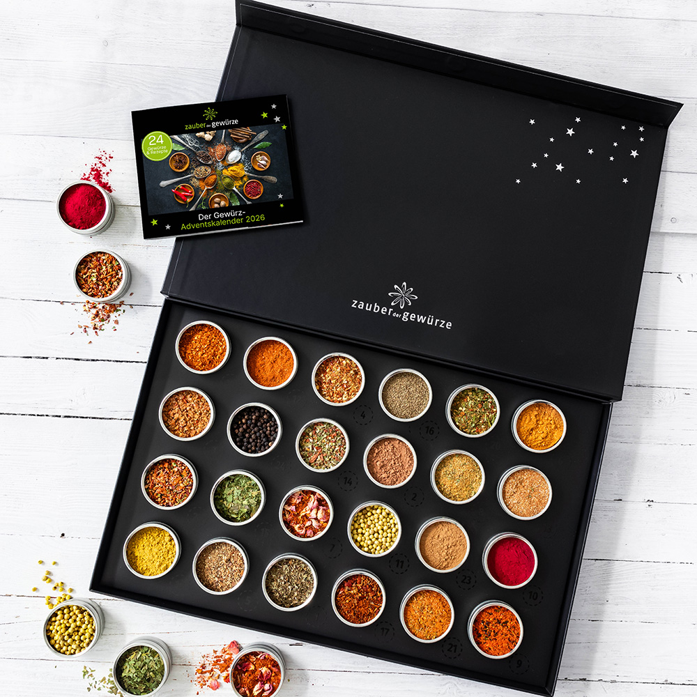 Gewürz Adventskalender & Tee & Gewürz Adventskalender im Set
