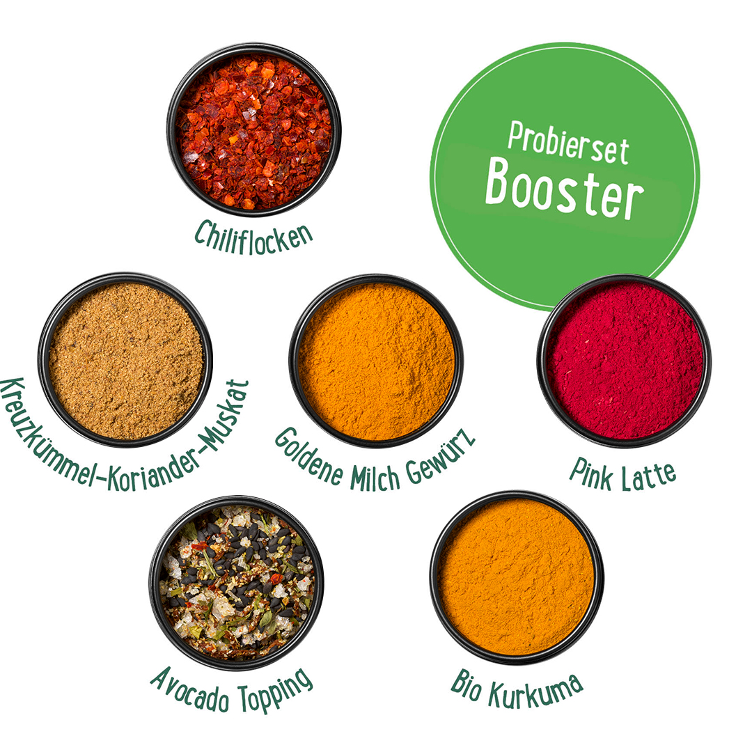Booster Mini Gewürze-Set Booster Mini Gewürze-Set
