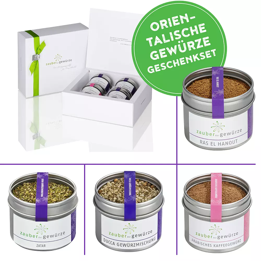 Orientalische Gewürze Geschenkset