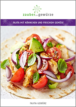 Fajita mit Hähnchen und Gemüse