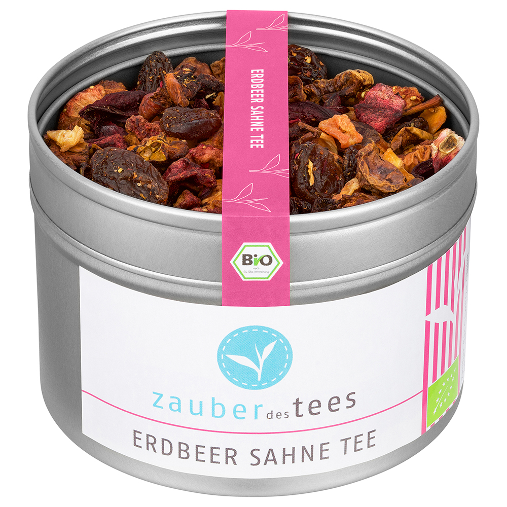 Erdbeer Sahne Tee Bio