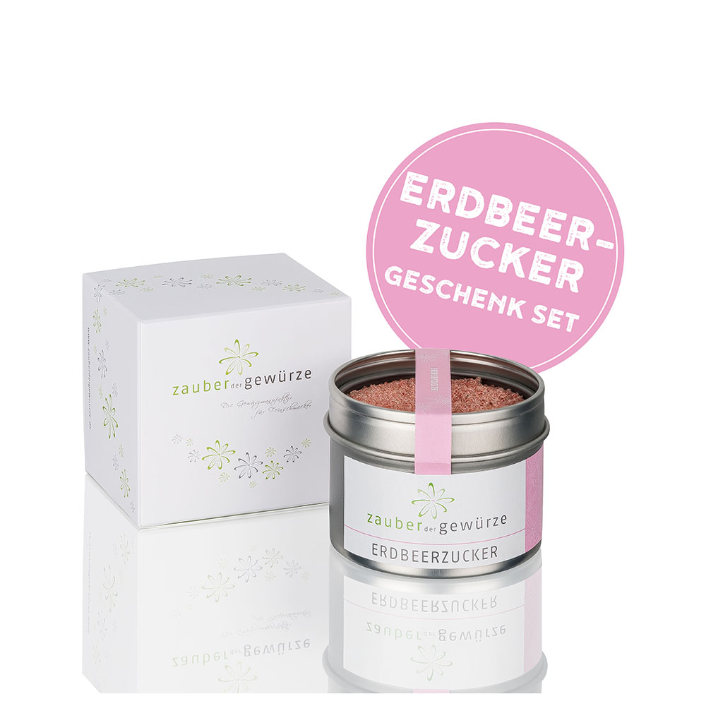Erdbeerzucker 1-er Geschenkbox