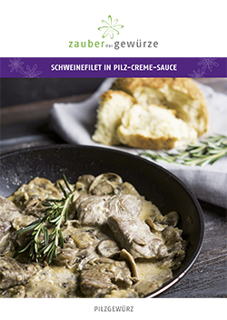 Schweinefilet in Pilz-Creme-Sauce