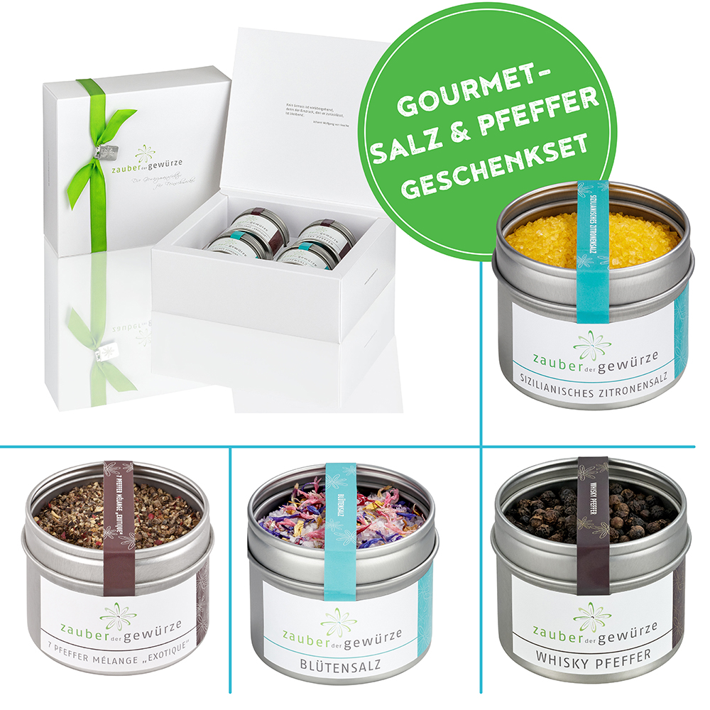 Gourmet-Salz & Pfeffer Geschenkset