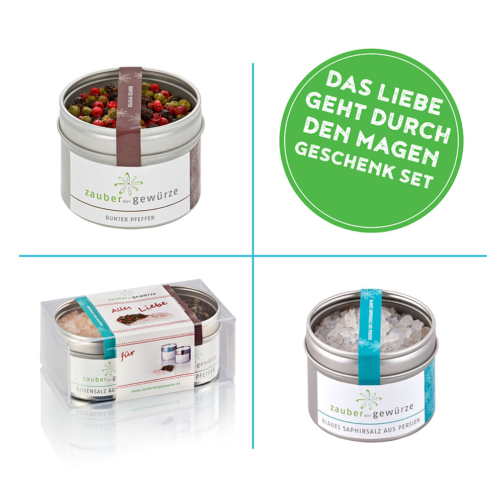 Das Liebe geht durch den Magen Geschenkset