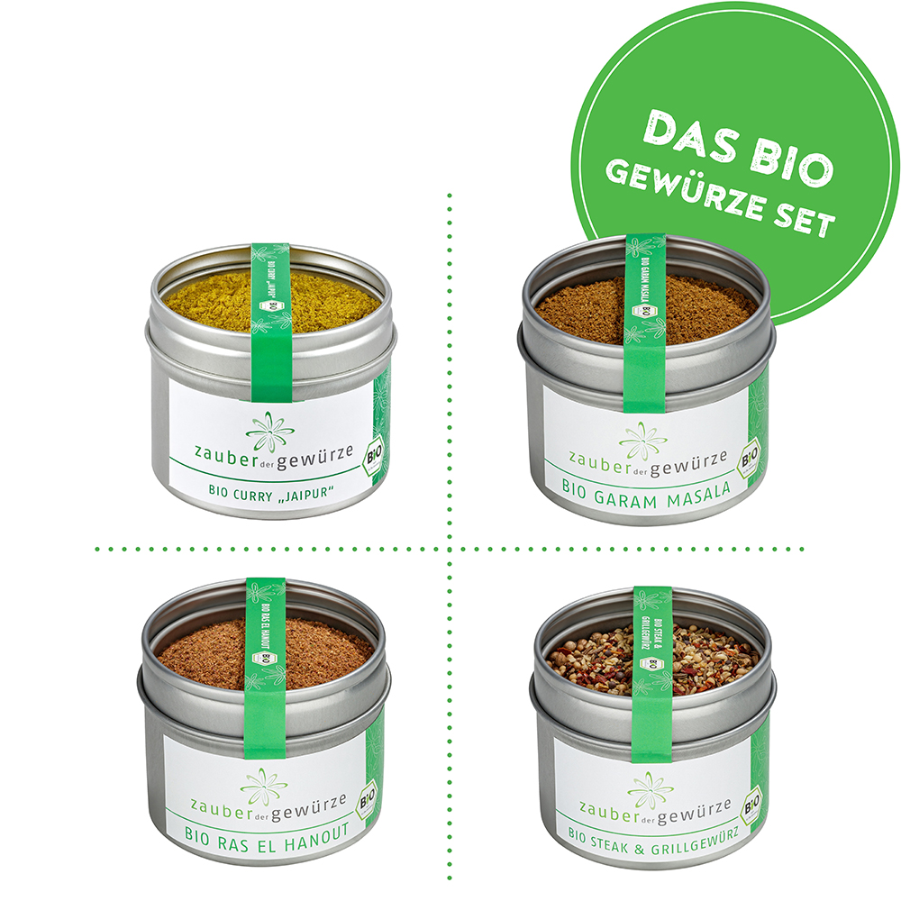Das Bio-Gewürze Set Das Bio-Gewürze Set