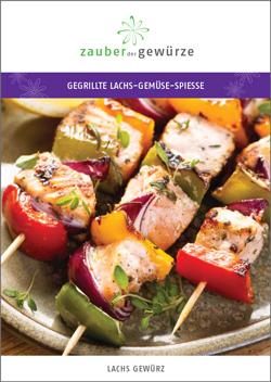 Gegrillte Lachs-Gemüse-Spiesse