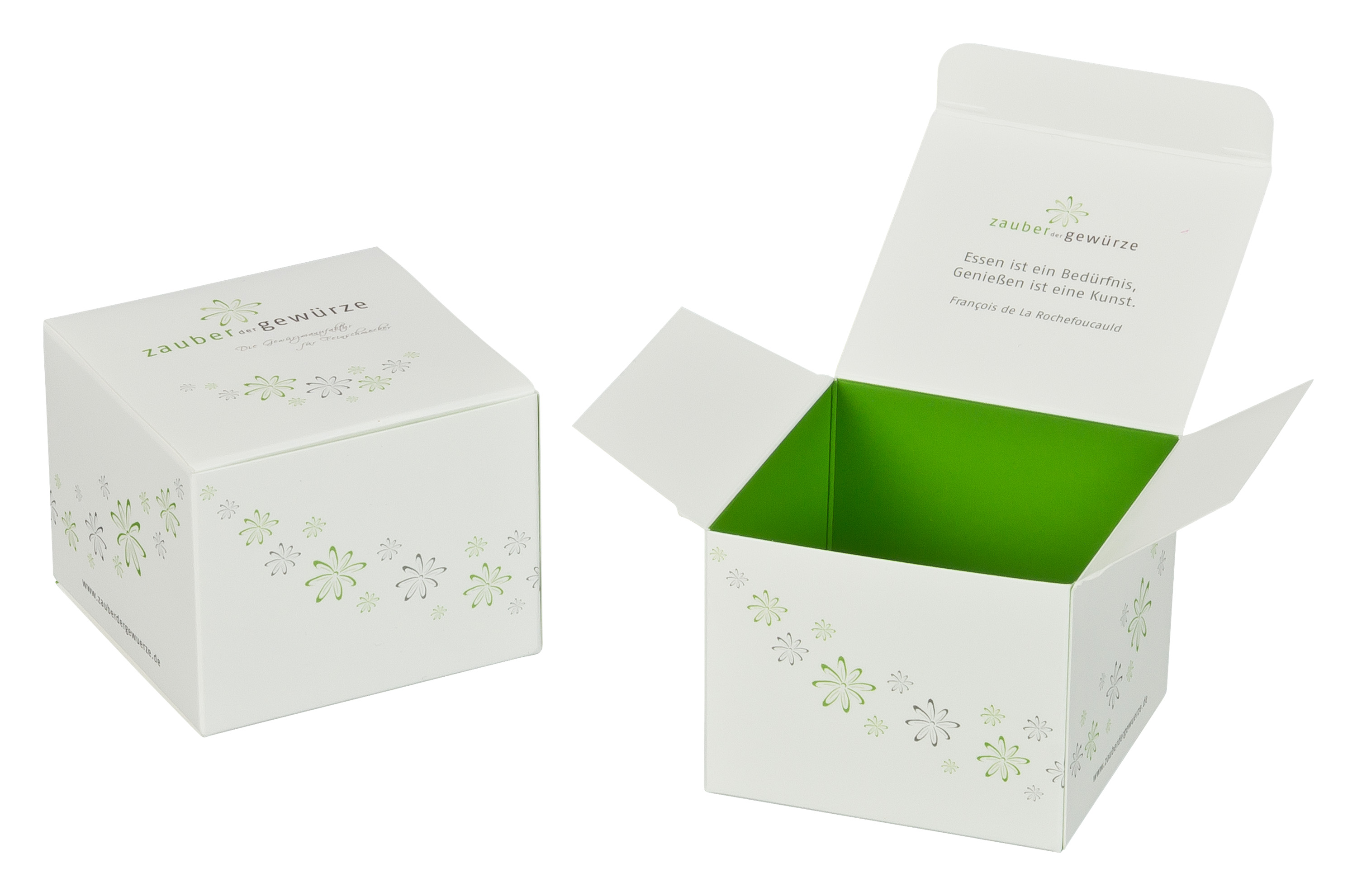 Geschenkbox 1-er (leer) für eigene Gewürzauswahl