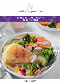 Fischfilet mit Purple Sauce
