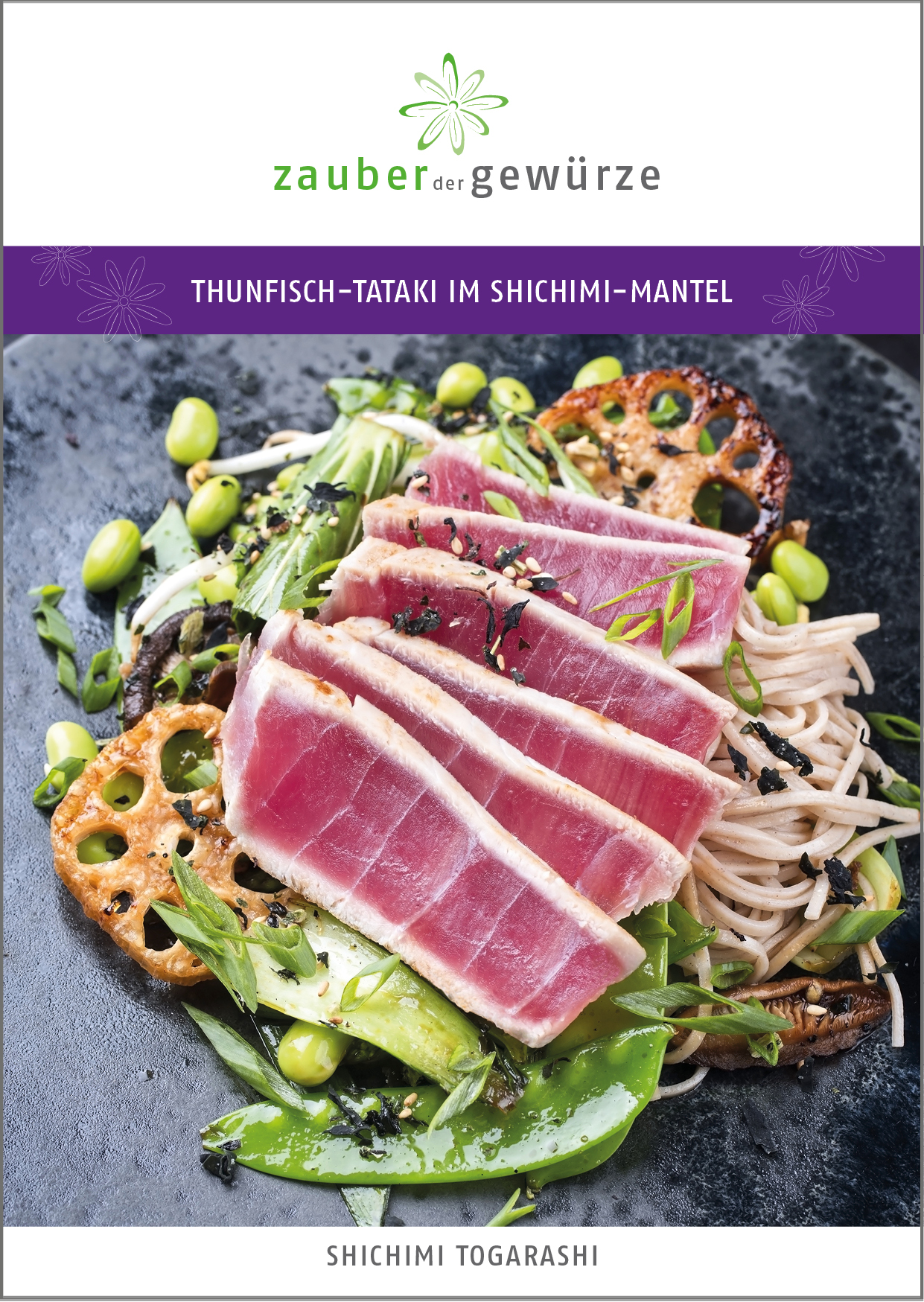 Thunfisch-Tataki im Shichimi-Mantel